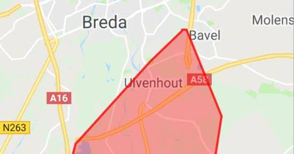 Bijna 3.500 huishoudens in Ulvenhout en omgeving zonder stroom