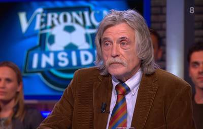 Johan Derksen met hoofd vol blauwe plekken terug in VI