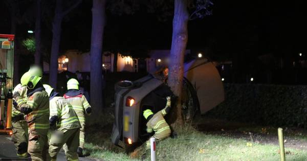 Twee zwaargewonden bij ernstig ongeval in Nijkerk.