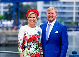 Máxima kiest voor een bekende bloemenjurk