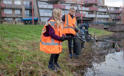 Vroeg uit de veren om de wijk Noordwest schoon te maken