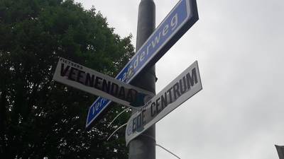 Fietsersbond plaatst richtingbordjes  richting Somatunnel in Ede