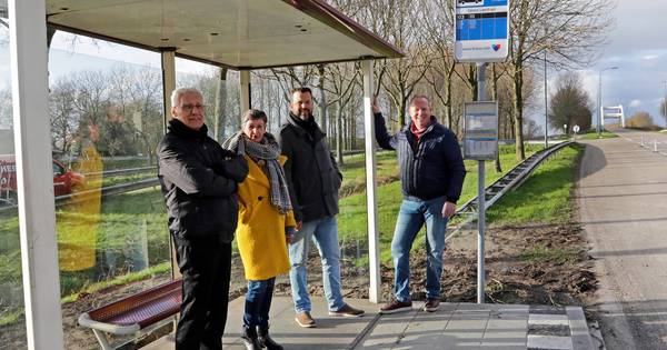 De bushalte was er al, nu is het wachten op de bus ook een stuk aangenamer