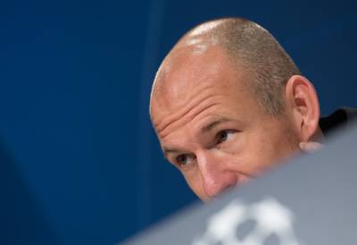 Arjen Robben heeft zege Oranje op Duitsland niet gezien