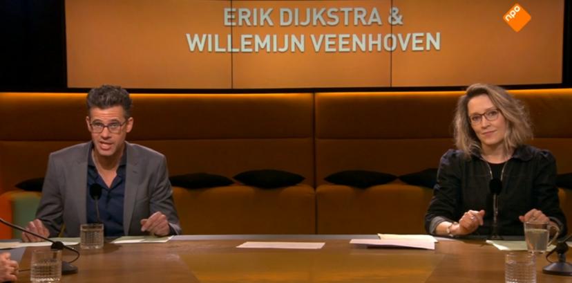 Erik Dijkstra en Willemijn Veenhoven in Op1