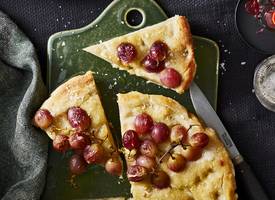 Favoriet: focaccia met rode druiven