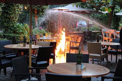Brand op terras in Ellecom door oververhitte heater