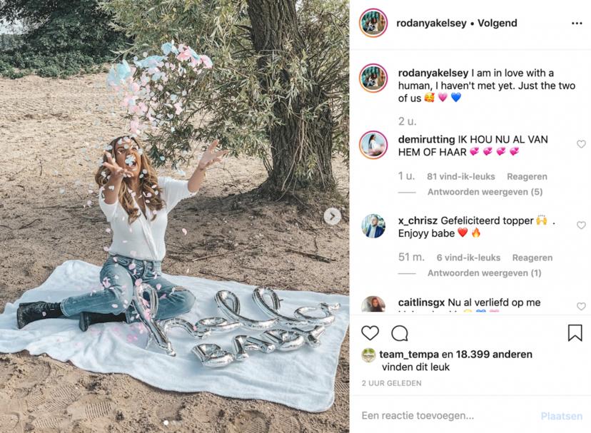 Rodanya ui Temptation Island kondigt haar baby aan op Instagram!