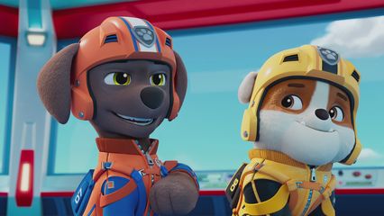 11. Pups versus de Humwolk & Pups stoppen de magneet in de lucht