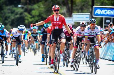 Cees Bol klopt Peter Sagan in slotetappe in Ronde van Californië