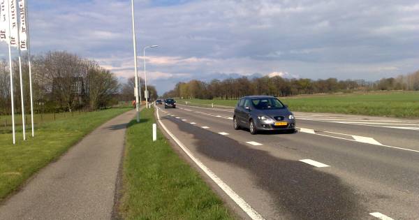 Provincie: Lagere snelheid op N348 in Spankeren maakt weg niet veiliger