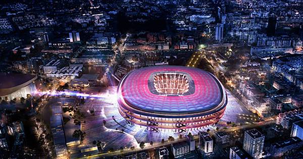 Dit is het nieuwe stadion van Barça met 105.000 plaatsen ...