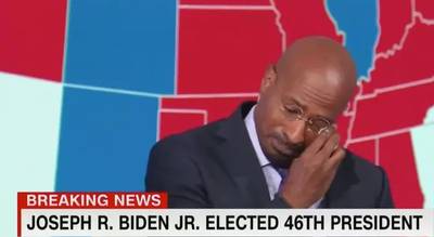 Un consultant de CNN fond en larmes après la victoire de Joe Biden