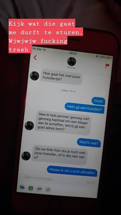 Politiek schandaal: Belgisch raadslid schrijft racistische berichten aan Tindermatch (18)