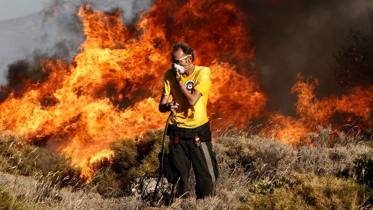 Tientallen bosbranden woeden in Griekenland | De Morgen