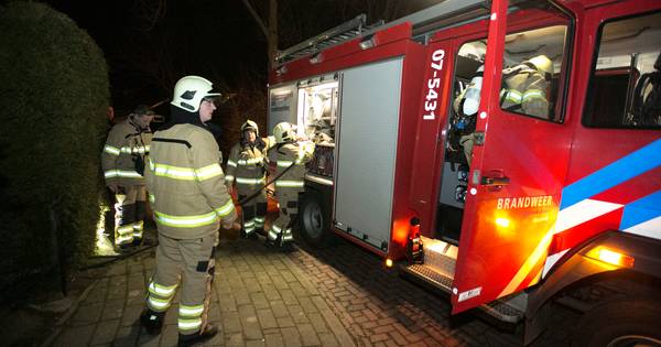 Coniferenhaag in Giesbeek vliegt in brand
