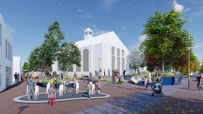 Nieuw Kerkplein moet met fontein en speeltuin voor meer levendigheid in Bruinisse zorgen