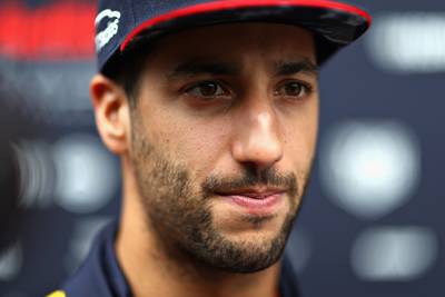 Ricciardo verwacht in Brazilië weer een gridstraf