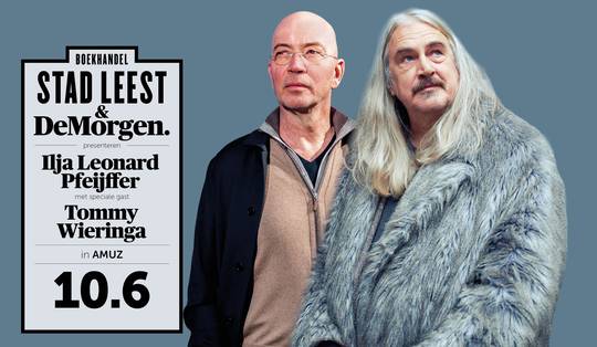 Twee literaire grootheden op één podium: Ilja Leonard Pfeijffer en Tommy Wieringa maken zich zorgen over onze democratie