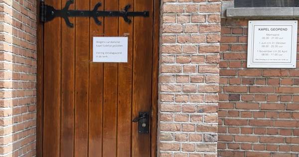 Kapel Zegge na extreme kaarsenopstekerij tijdelijk dicht | Roosendaal - BN DeStem