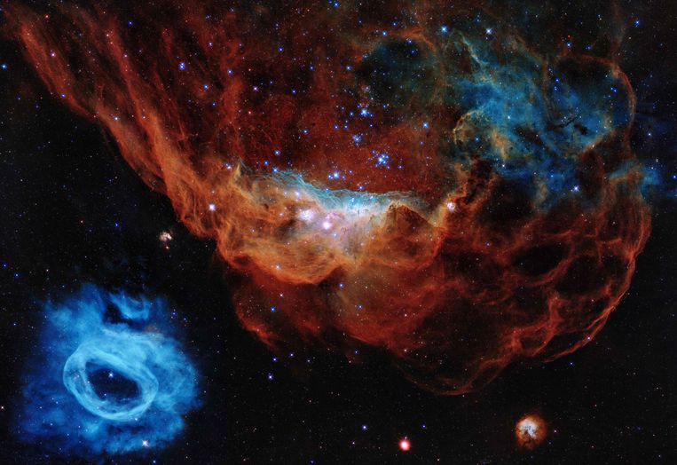Illustratiebeeld, gemaakt door de de Hubble-telescoop. 