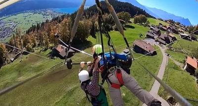 Zwitserland onderzoekt bizar incident deltavliegen: toerist niet vastgemaakt