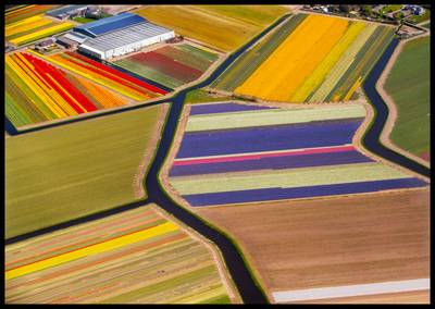 Van boven is Nederland vandaag op z'n allermooist