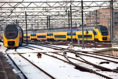 Weer sneeuw verwacht: NS past vrijdagochtend de dienstregeling rond Arnhem en Nijmegen aan
