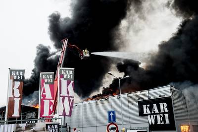 Oorzaak Karwei-brand zal voor altijd een vraagteken blijven