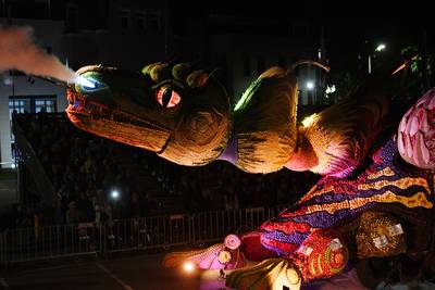 Nachtelijke optocht van Fruitcorso is een feestje van jongeren
