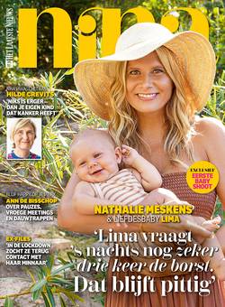 Nathalie Meskens straalt met baby Lima in NINA: “Ze vraagt ’s nachts nog zeker drie keer de borst, dat blijft pittig”