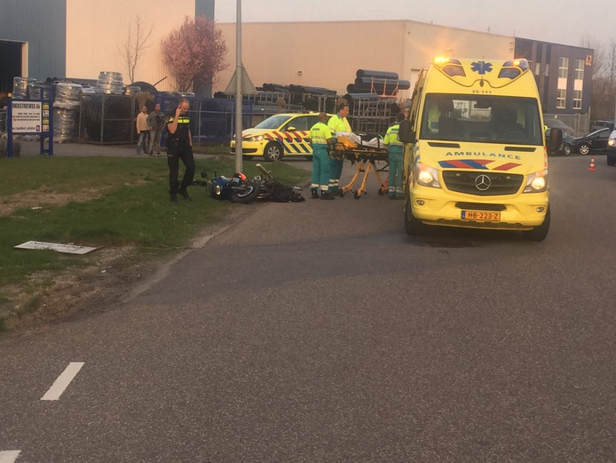 Motorrijder ernstig gewond bij eenzijdig ongeval Zeewolde.