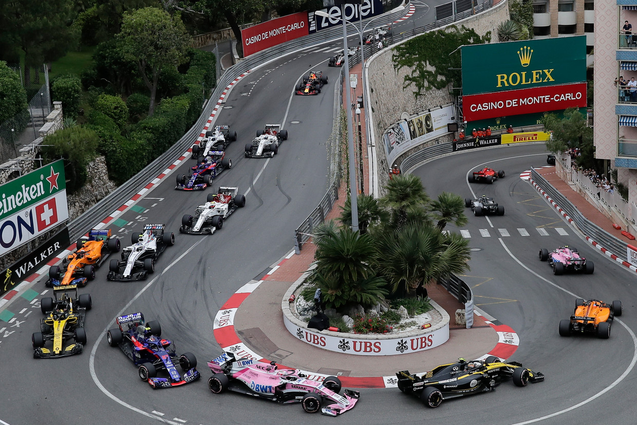 Overal schuilt gevaar op het bochtige Formule 1-circuit ...