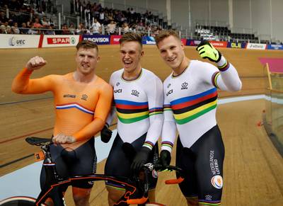 Teamsprinters pakken op EK in Glasgow opnieuw goud