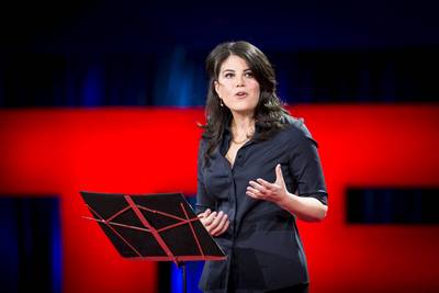 Monica Lewinsky: van nationale bimbo naar woordvoerder van vernederde vrouwen