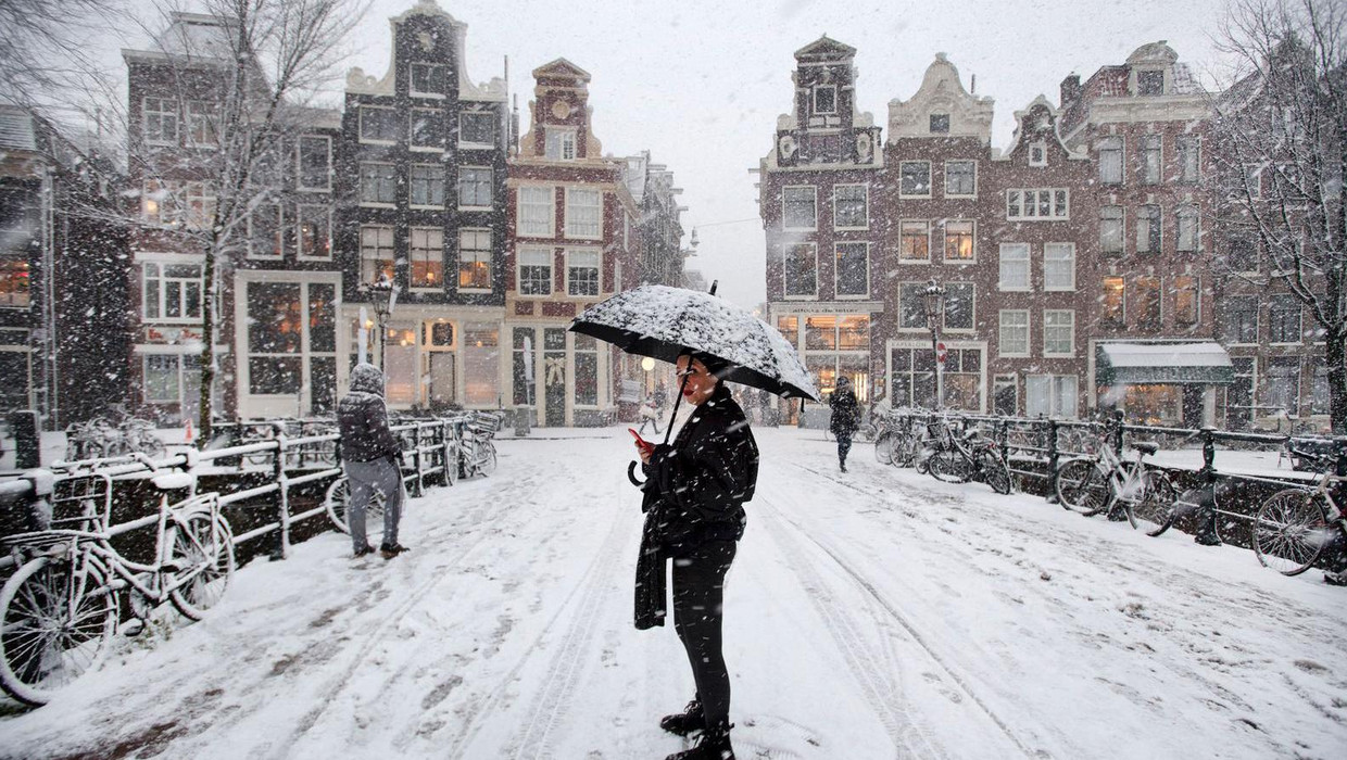 Kans op witte kerst in Amsterdam nihil Het Parool
