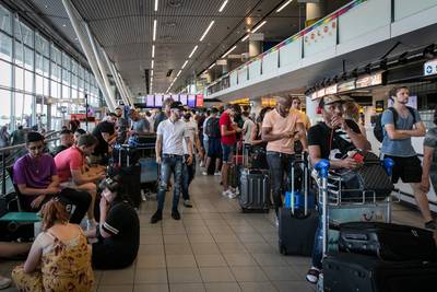 Proefproces rond compensatie passagiers na brandstofstoring Schiphol