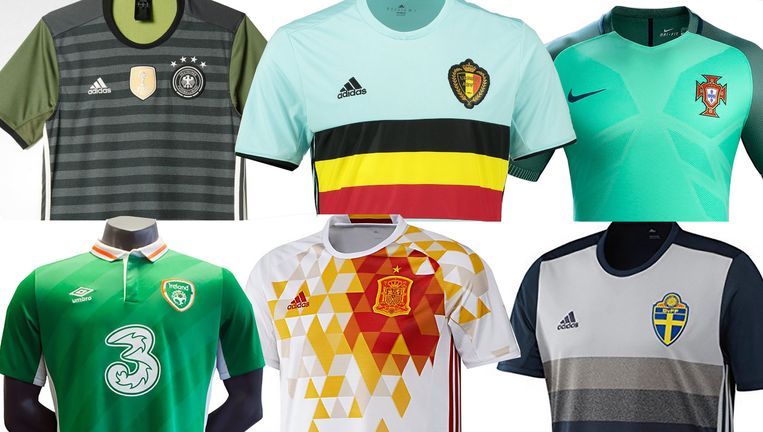 Dit zijn de mooiste en lelijkste shirts op het EK ...