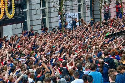 17 aanhoudingen verricht tijdens PSV-gekte in Eindhoven