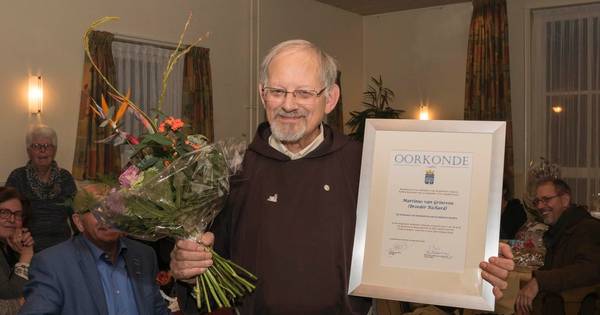 Broeder Richard 50 jaar dirigent Franciscuskoor